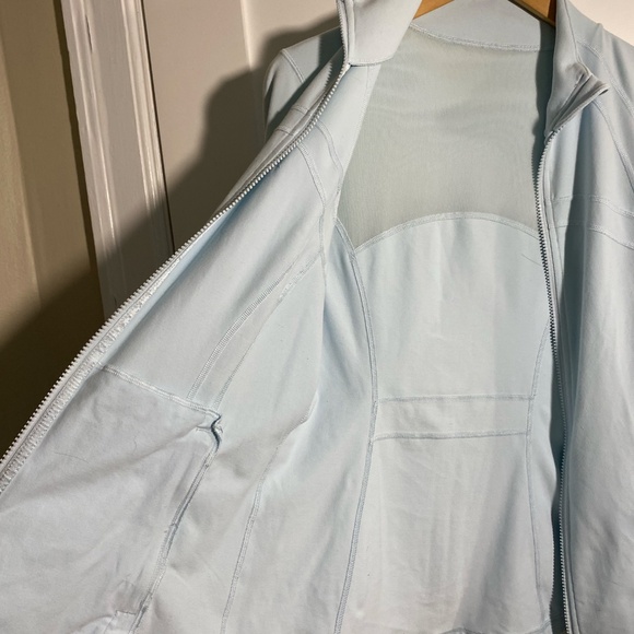 Lululemon Define Jacket *Luon Size 12 Powder Blue - Picture 6 of 7